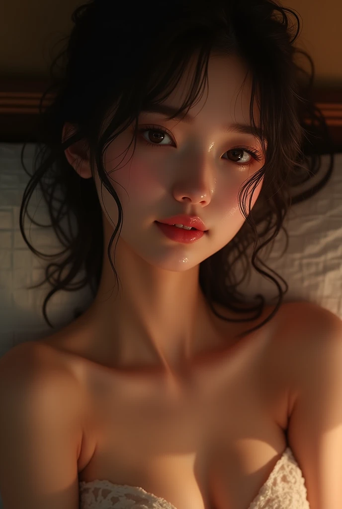 Great lighting,  Cinema Lighting, (Bustling Korean Town),
((SFW)), (highest quality, masterpiece:1.4), Absurd, Ultra-high-definition CG, 8k, High resolution, Beautiful Face, Detailed face, One girl, alone ,Braiding, Toned Up, Shiny skin, Tilt your head, still, bloom, Particles of light, Depth of written boundary,highly detailed eyes and face，Beautiful and fine details，((Every detail、Very big eyes:1.4)),((Clear eyes:1.4)),((double eyelid)),((Slit eyes)),((White of the eye)),((Long eyelashes)),((eye shadow)),((Heavy eye makeup)),((Light on face:1.2))，((Cinema Lighting:1.2)),(Photorealism:1.4),((Fully nude)),((((nsfw))))