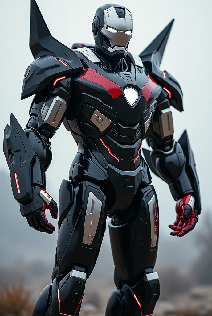 Black Iron Man, Whole white and red