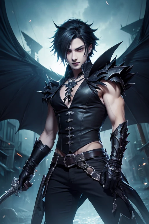 Homme ambivalent, devil, dark, angel