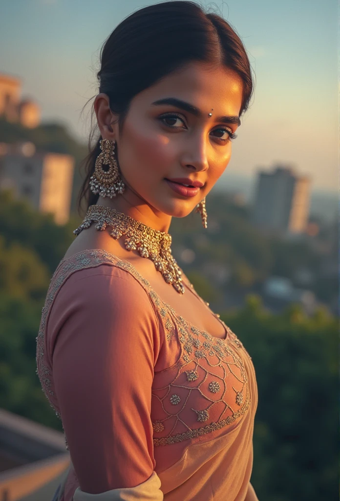 masterpiece, best quality, 1girl, (colorful),(finely detailed beautiful eyes and detailed face),cinematic lighting,bust shot,extremely detailed CG unity 8k wallpaper,,solo,smile,intricate skirt,((flying petal)),(Flowery meadow) sky, cloudy_sky, building, moonlight, moon, night, (dark theme:1.3), light, fantasy,pooja1