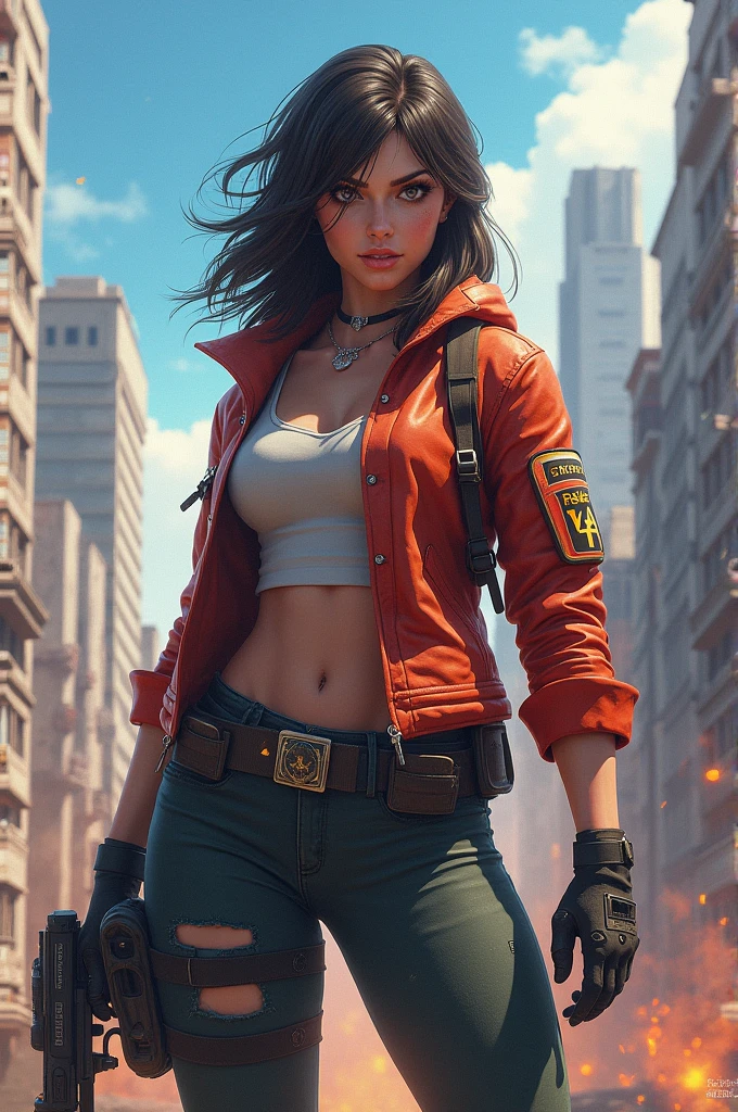 Free fire game skylar character pic