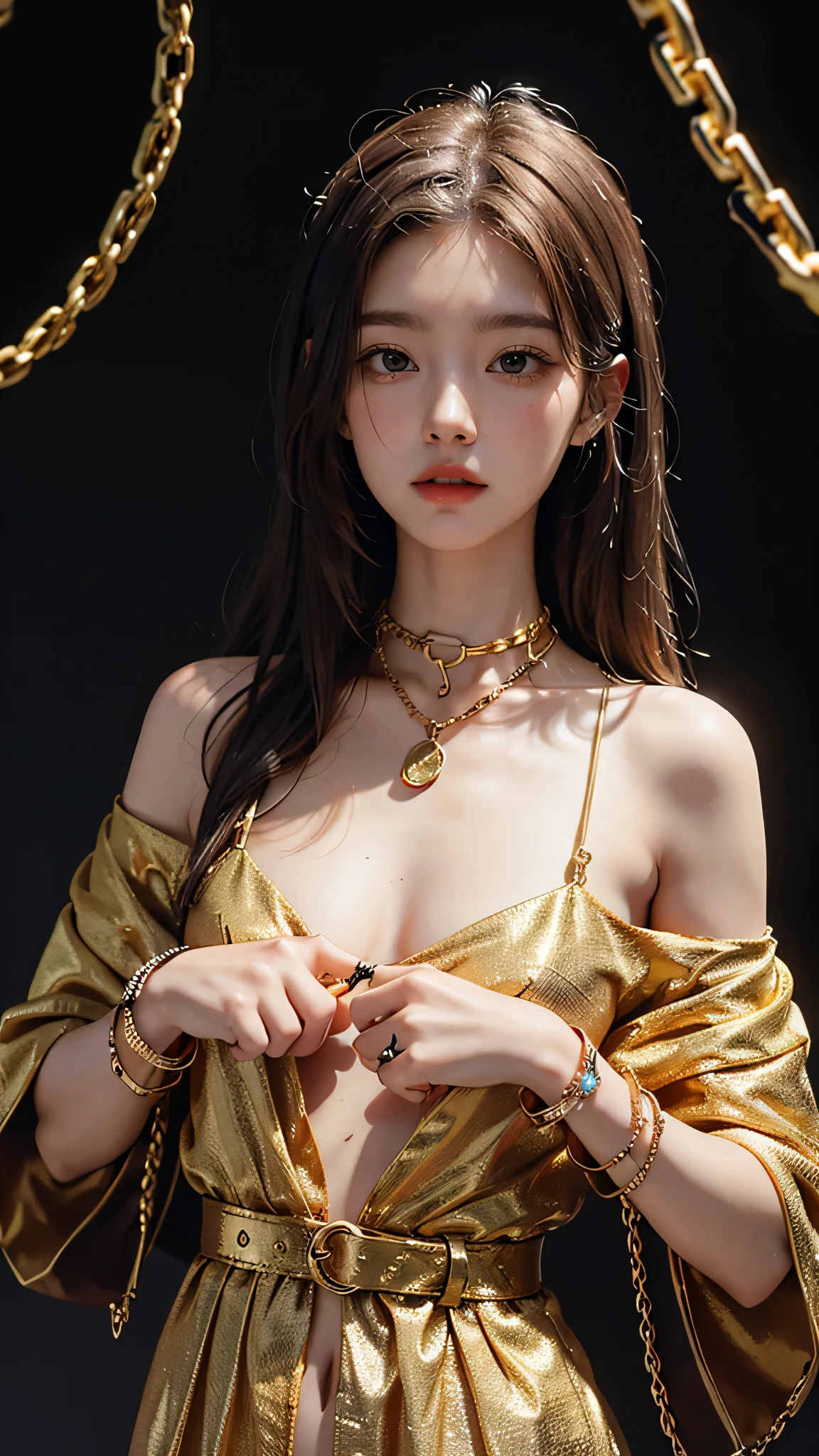 ((masterpiece:1.4)、(highest quality:1.4)、(realistic:1.7))、masterpiece:1.4、(Finest rendering:1.4)、Ultra-realistic portrait of the beautiful queen of Mars、super beautiful queen、((1 girl:1.4))、Radiant natural skin texture、(super ultra ultra bikini:1.4)、(luxury shiny latex:1.4)、(luxury red latex:1.4)、19 years old、(cute tattoo:1.4)、(perfect female body:1.4)、(Upper body shot)、sharp focus、girl portrait photography:1.4、8K、realistic photo images:1.4、close up photo、fantasy art、soft front light、beautiful face、beautiful breasts、big breasts:1.2、beautiful butt、fine eyes、beautiful and charming eyes、beautiful eyes、tight waist、beautiful feet、RAW photo、red lips、(tiara:1.4、choker:1.4、necklace:1.4、earrings:1.4)、1 screen display、Beautiful girl standing on the ruins of the ancient Martian kingdom