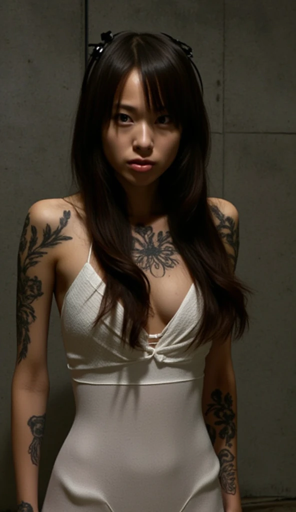 Confinement scene in Misa Misa from Death Note、Cool tattoos on the skin