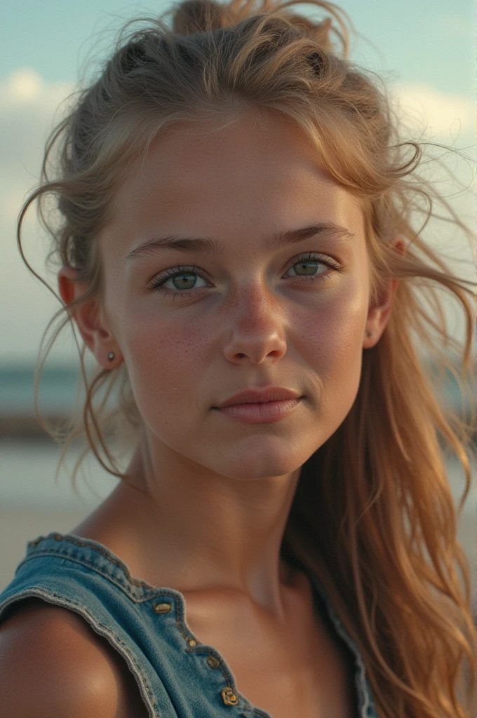 realistic photo, a realistic photo of  18yo girl wearing a bikini, blonde hair, beach,  (1girl), (extremely detailed CG unity 8k wallpaper), photo of the most beautiful artwork in the world, professional majestic (photography by Steve McCurry), 8k uhd, dslr, soft lighting, high quality, film grain, Fujifilm XT3 sharp focus, f 5.6, High Detail, Sharp focus, dramatic, (looking at viewer:1.2), (detailed pupils:1.3), (natural light),
