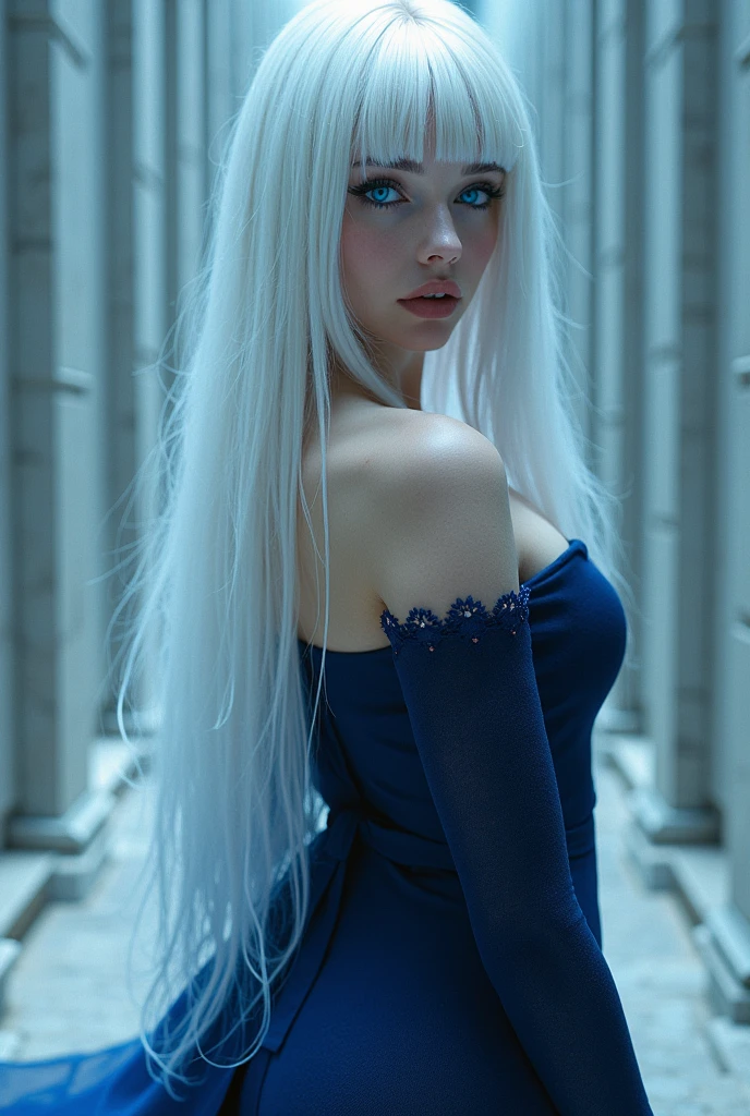 RAW, masterpiece, ultra thin photo, best quality, ultra high resolution, photorealistic, sunlight, (medium full shot:1.5), incredibly beautiful, dynamic poses, delicate face, vibrant eyes, (side view), she is using a long medieval dress, multicolored eyes, (light blue hair:1.5), (beaufiful thigh:1.3), (off-the-shoulder cut top:1.3), medieval city background, highly detailed abandoned, detailed face, detailed and complex busy background, gorgeous, milky white, Highly detailed skin, realistic skin details, visible pores, sharp focus, volumetric mist, moonlight night, 8k UHD, DSLR camera, high quality, film grain, fair skin, photorealism, lomography, expanding metropolis in medieval dystopia, view from below, translucent, (ahegao:1.5), (rolling eyes:1.5), fainting, (legspread), JenniferConnelly90s