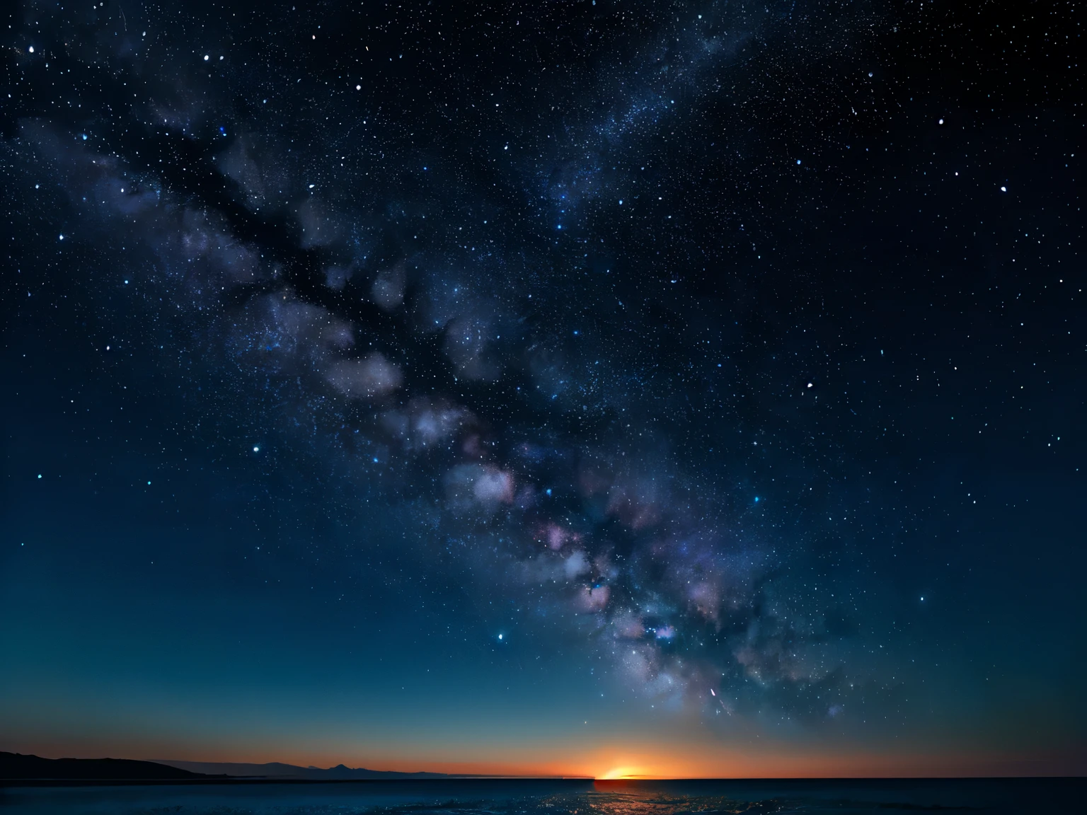 [(Starry sky background:1.5),::5],
 Midshot , 
//
masterpiece,  High Quality ,  Hi-Res,   No people , You can see the ocean, Very beautiful、Galaxy and Stars 々,Light up beautifully 、I can see a few clouds、