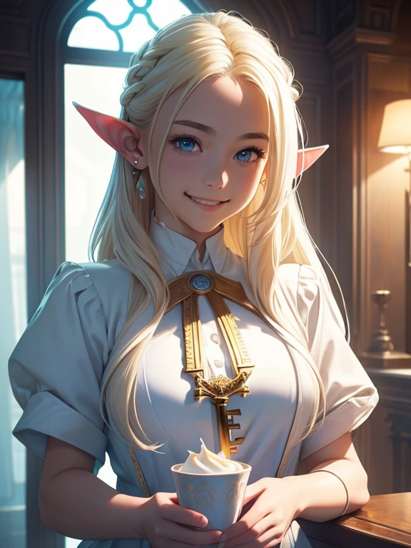 Blonde,Elf,Nut milk