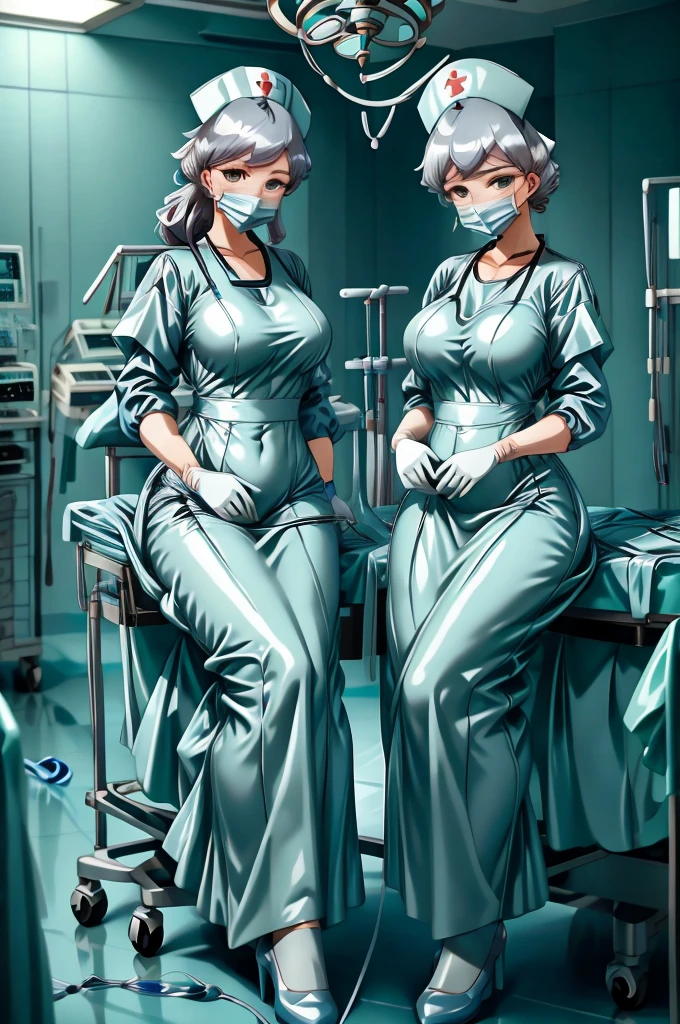 nurse uniform,hospital, latex nurse suit,nurses,busty,elbow gloves,labcoat,black hair woman,blueeyes , gigantic ,medical instruments,asian nurse,two nurses,speculum,examination room,oversize ,big ass ,strap on, lay on table ,legs spreaded,giving birth,gyno chair , dentist,Milf,latex,yellow uniform,oversize breasts,diaper