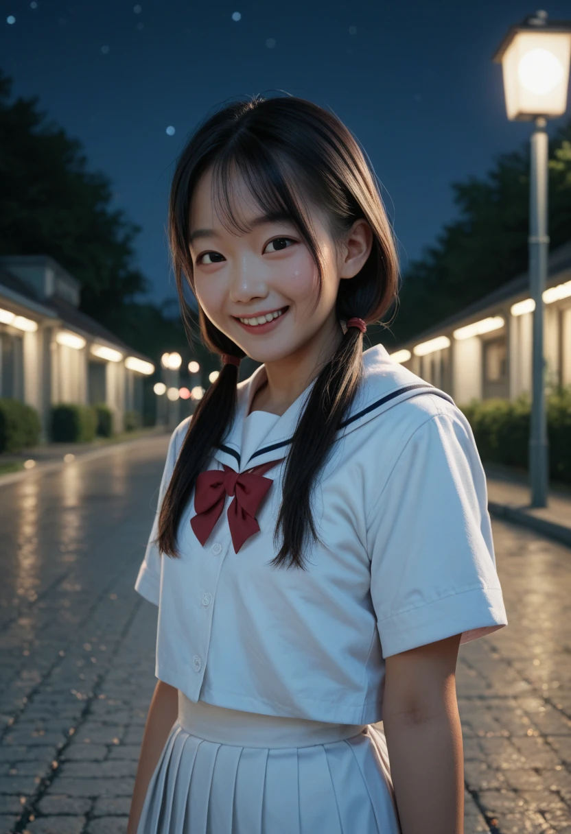 (masterpiece、Highest quality)、(Japan favelas、Seedy Night City)、((Unhygienic and lifeless:1.4、Shady Red Light District)、((Junior high school girl、3 or more cute girls、smile、fun))、((Unsanitary and dim))、Shady Red Light District、Sale of drinks、(Outer phase)、smile、Happy schoolchildren、Perfect Anatomy
