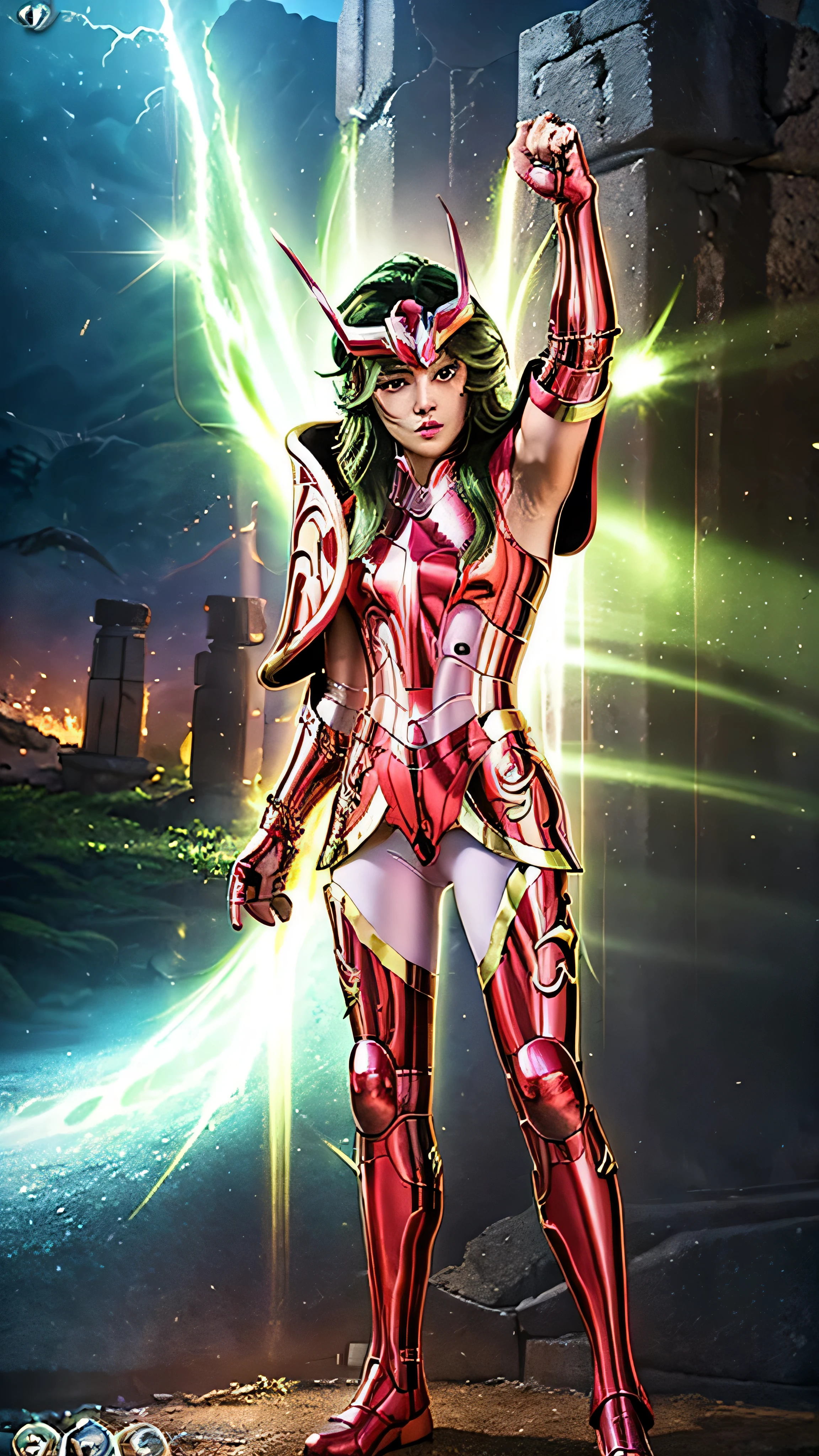 (((1woman)))  a hyper realistic ultra detailed photograph of a pretty japan woman full pose style photorealistic full pose style at agreek ruins background, dynamic pose, Shiny Armor, helmet, green hair, green eyes, detailed symmetric beautiful hazel eyes, detailed gorgeous face, 30-megapixel, 4k, Canon EOS 5D Mark IV DSLR, 85mm lens, sharp focus, intricately detailed, long exposure time, f/8, ISO 100, shutter speed 1/125, diffuse back lighting, award winning photograph, facing camera, looking into camera, monovisions, perfect contrast, High sharpness, facial symmetry, depth of field, ultra-detailed photography, raytraced, global illumination, TanvirTamim, smooth, ultra high definition, 8k, unreal engine 5, ultra sharp focus, award-winning photograph, trending on artstation, realistick 8k,,(((Cópia de Lavínia desprovida de roupa e perfeita de bunda )),  uniques high-quality image in 32K ,hyper realistic, with full body and perfect limbs , divine creation light