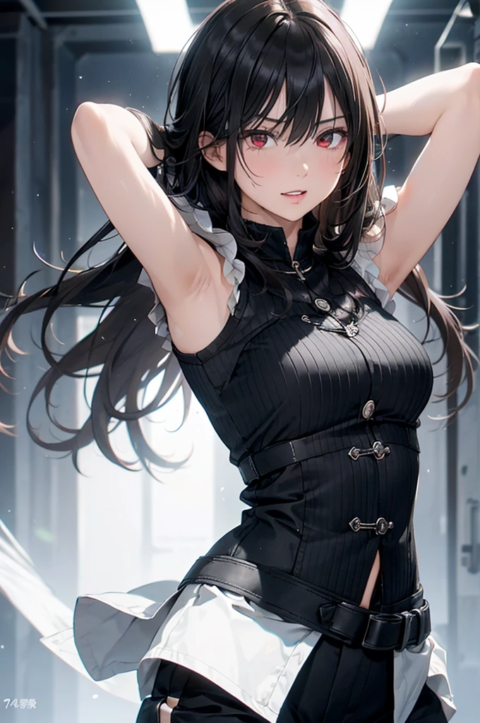 highest quality、4K quality、lean against the wall、Beautiful cleavage、Beautiful Style、tall、Small breasts、Bare buttocks、Small Ass、Shy face、20 year old princess、Bare shouldery skirt is blown up by the wind、ultra detail eye,Shooting from behind、Off-the-shoulder summer dress、Grab the hem of your skirt、nude legs