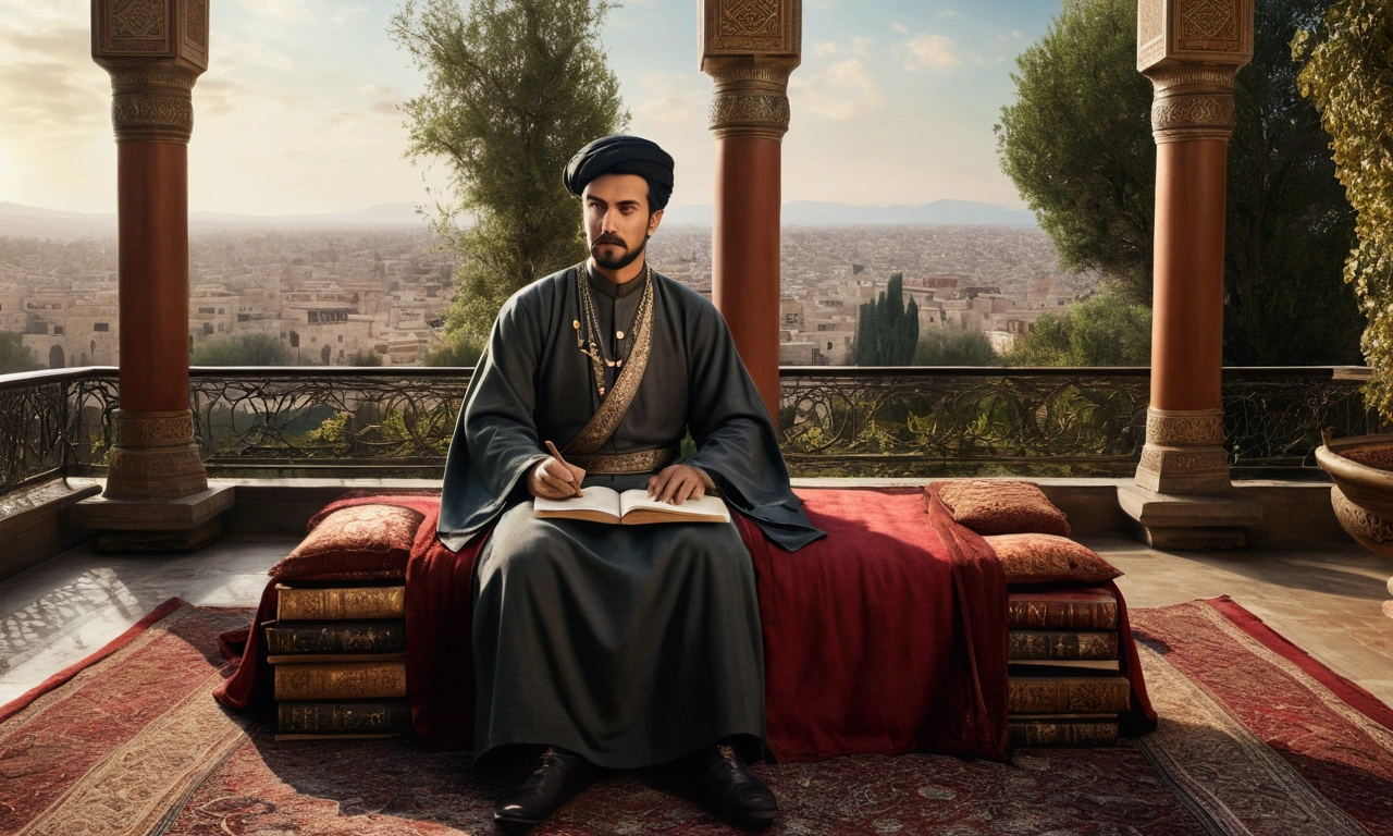 King Othman bin Ertugrul , Ottoman Empire , A picture of King Othman , King Osman Ertugrul Palace , Luxurious royal clothing , Sitting on a royal sofa , قصر الملك الفخم عهد Ottoman Empire , The year 1299 AD