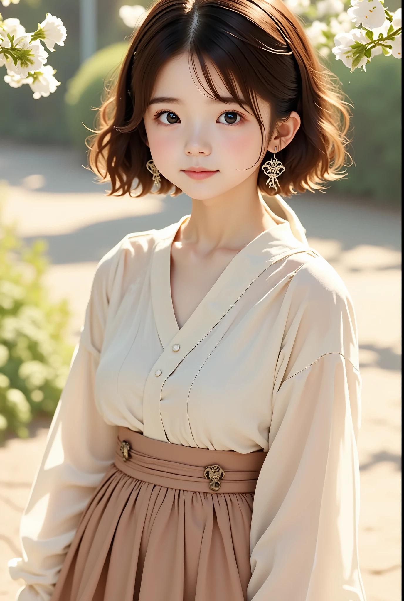  best quality,    amazing details  ,    Super A High Resolution   , (Loyal: 1.4),    Best Illustration  , Full body angle,  very young girl ,  cute face,   ,  With a kind and beautiful face, Delicate clavicle,  High Quality Fishtail Skirt, Shyness