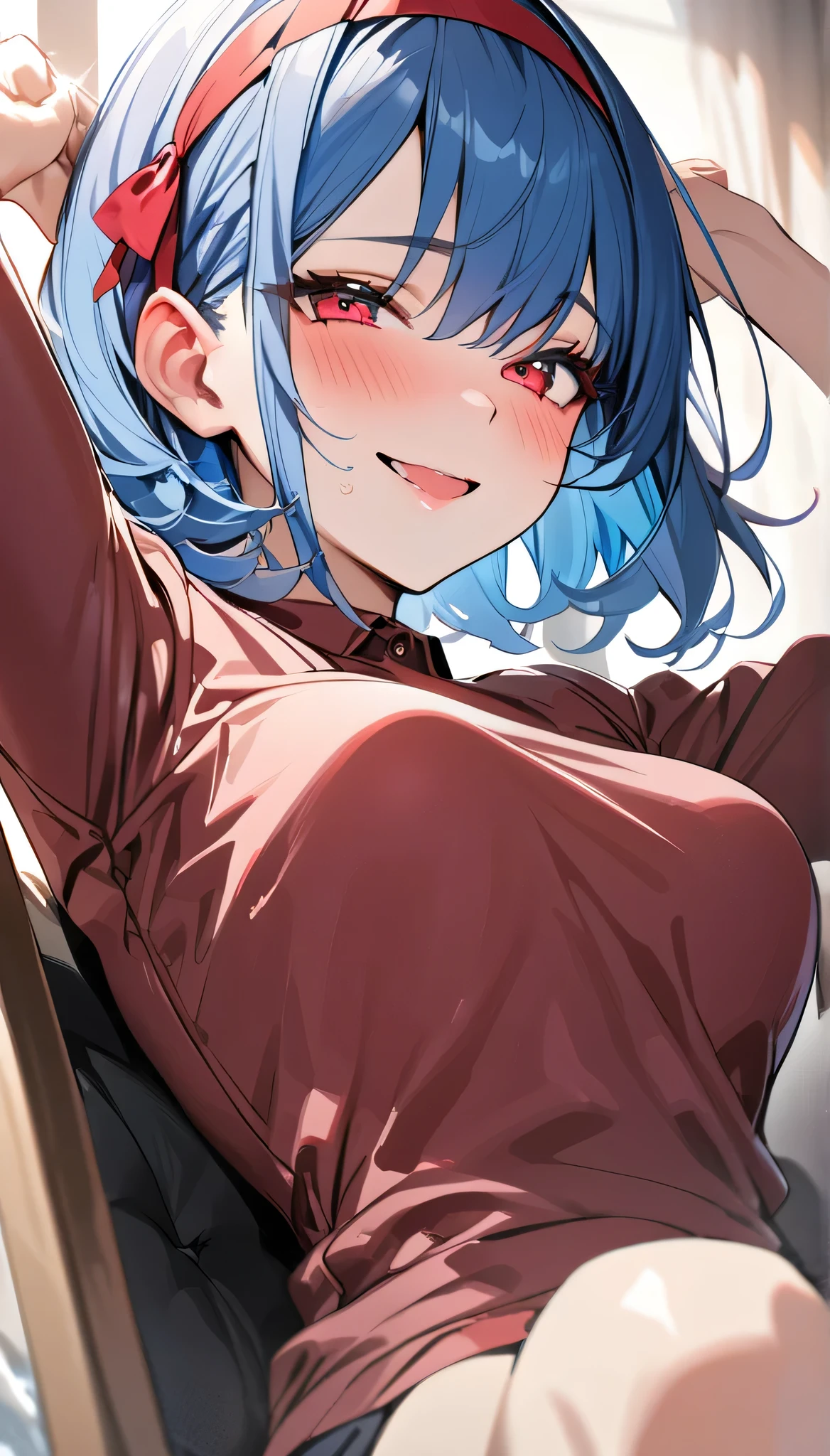 ((Masterpiece, best quality, high quality, highly detailed background)), ((white bedsheet:1.3, bright lighting)), ((lady_nagant, mature female, (large breasts), short hair, streaked hair, medium hair, pink hair)), (nude:1.3), ((missionarypose, 1boy, penis, lying, missionary, vaginal, (motion lines), arms up)), ((shy:1.3, embarrassed:1.3, blushing:1.3, closed mouth))
