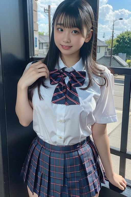 Nipples、Junior high school students、Busty,uniform、もっとBusty、Healthy Thighs