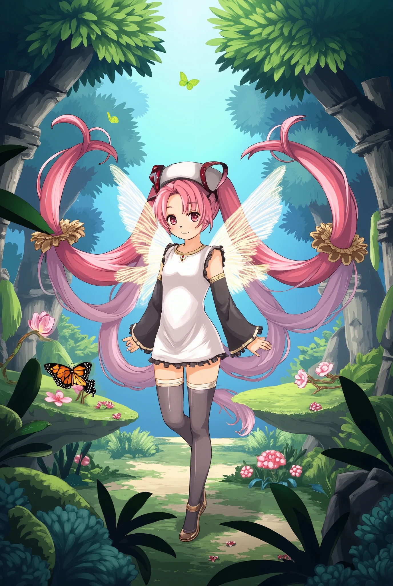 futanari, big clitoris, abnormal clit, penis-like clitoris, clitoromegalia, s, niña, nude, dick, shemale, cum, pink hair, hermaphrodite,
