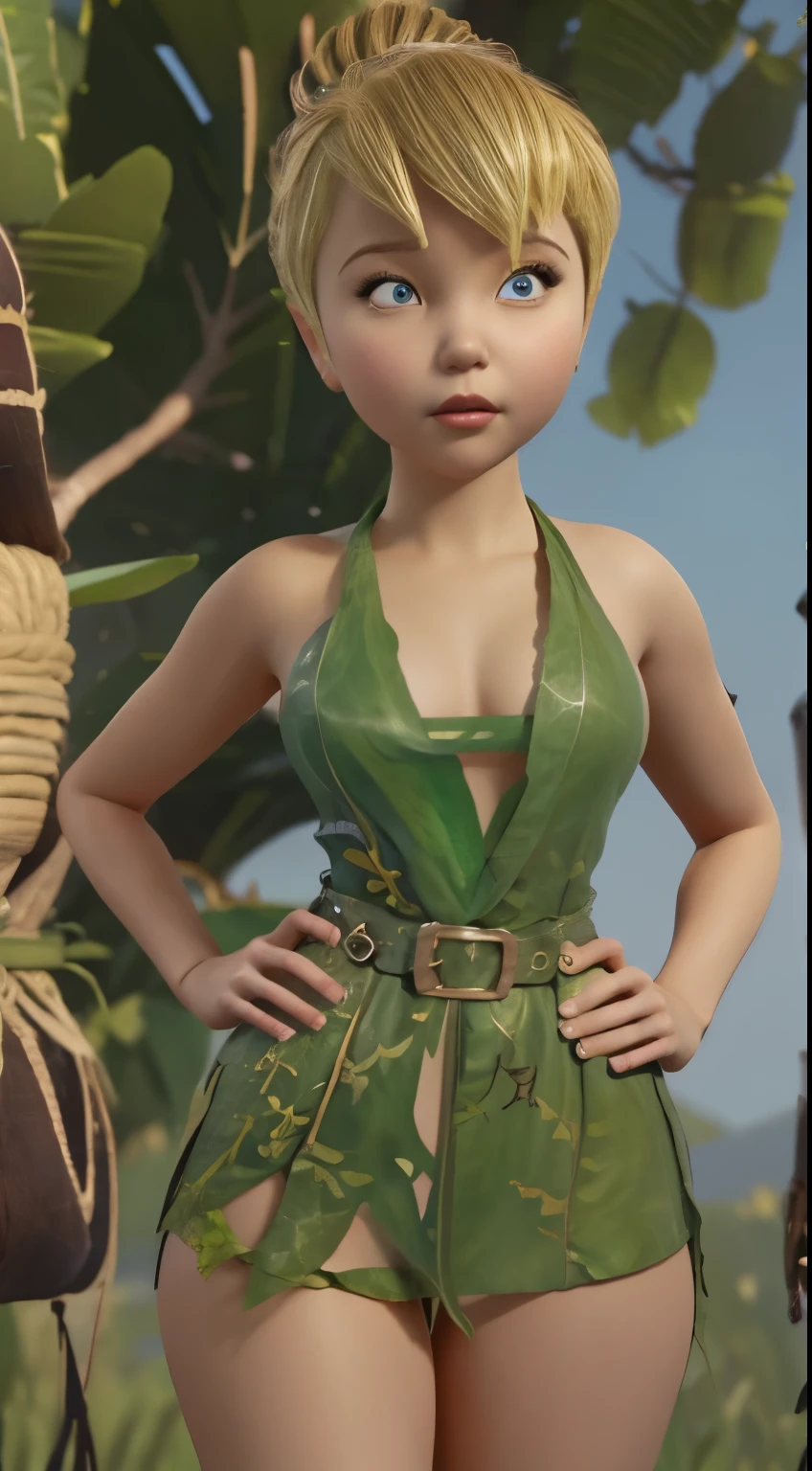 Tinkerbell Disney is very hot. busty. cutout. production