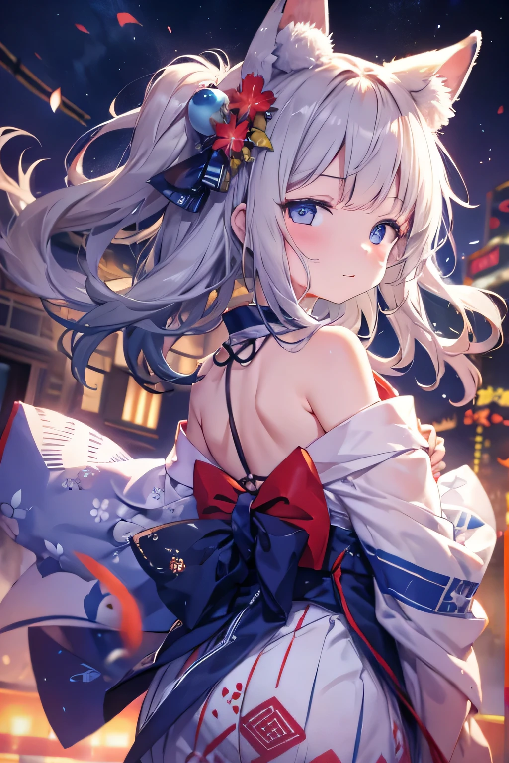 ( Trading Card Game Frames:1.7),(3D anime fantasy art:1.3),Cybernetic arm and glowing cyber girl,(J Women's Uniform,a sailor suit,White skirt,)Stand on a post-apocalyptic battlefield cityscape.Surrounded by a network of wires. Surrounded by a web of circuits. (Cyber Girl with Orange Glowing Sword:1.3), Cute and beautiful girl,Cute round face,Cute smile,with blush cheeks,Red Lip,(Shiny Silver Shorthair,Floral braided headband,half up、Floral Braided Space Van,Voluminous Fishtail Braids,Twisted chignon,),(Bangs are see-through bangs),hair pin,hair adornments,detailed clothes features,Detailed hair features,detailed facial features,(Dynamic angles),(Dynamic and sexy poses),Cinematic Light,(masutepiece,top-quality,Ultra-high resolution output image,depth of fields,intricate detailes,Make the subject look three-dimensional with the contrast of light and shadow,) ,(The 8k quality,Anatomically accurate facial structure,),(Sea Art 2 Mode:1.3),(Image Mode Ultra HD,)