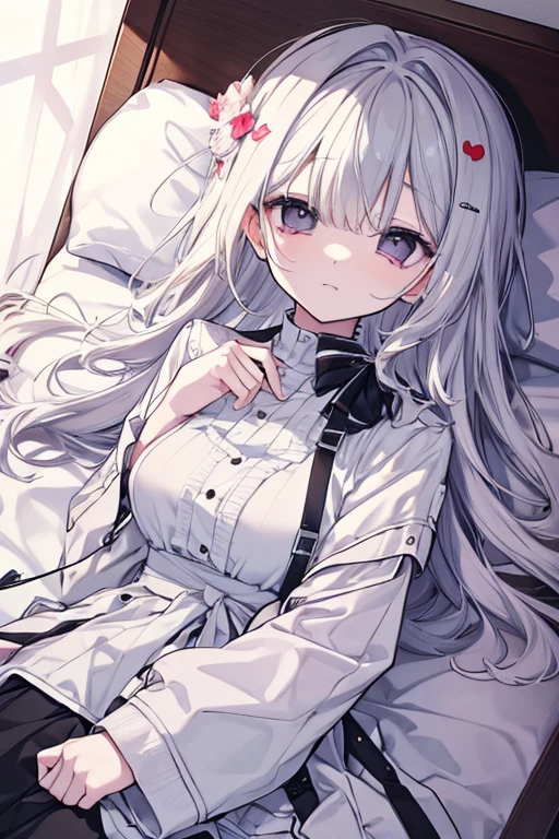 (Very detailed illustrations、Bright colors:1.2),(anime:1.5)(masterpiece, 8k), (最high quality, high quality:1.4), Perfect Anatomy, Very detailed,masterpiece background,, v8K wallpaper,Perfect design,Award-winning art、(、White Beret,white cape, grabbing soft huge breast,School uniform shirt,button、Climax、Climax、ecstasy、Noumikudryavka,Platinum Blonde Hair、hair ornaments,blush、sweat,steam,orgasm,pantie juice ,spoken heart,Kindergartener、ruffle skirt,bedroom、Put your hands inside your skirt,Dildo stuck in vagina、kneeling,spread legs,Get angry:1.5)