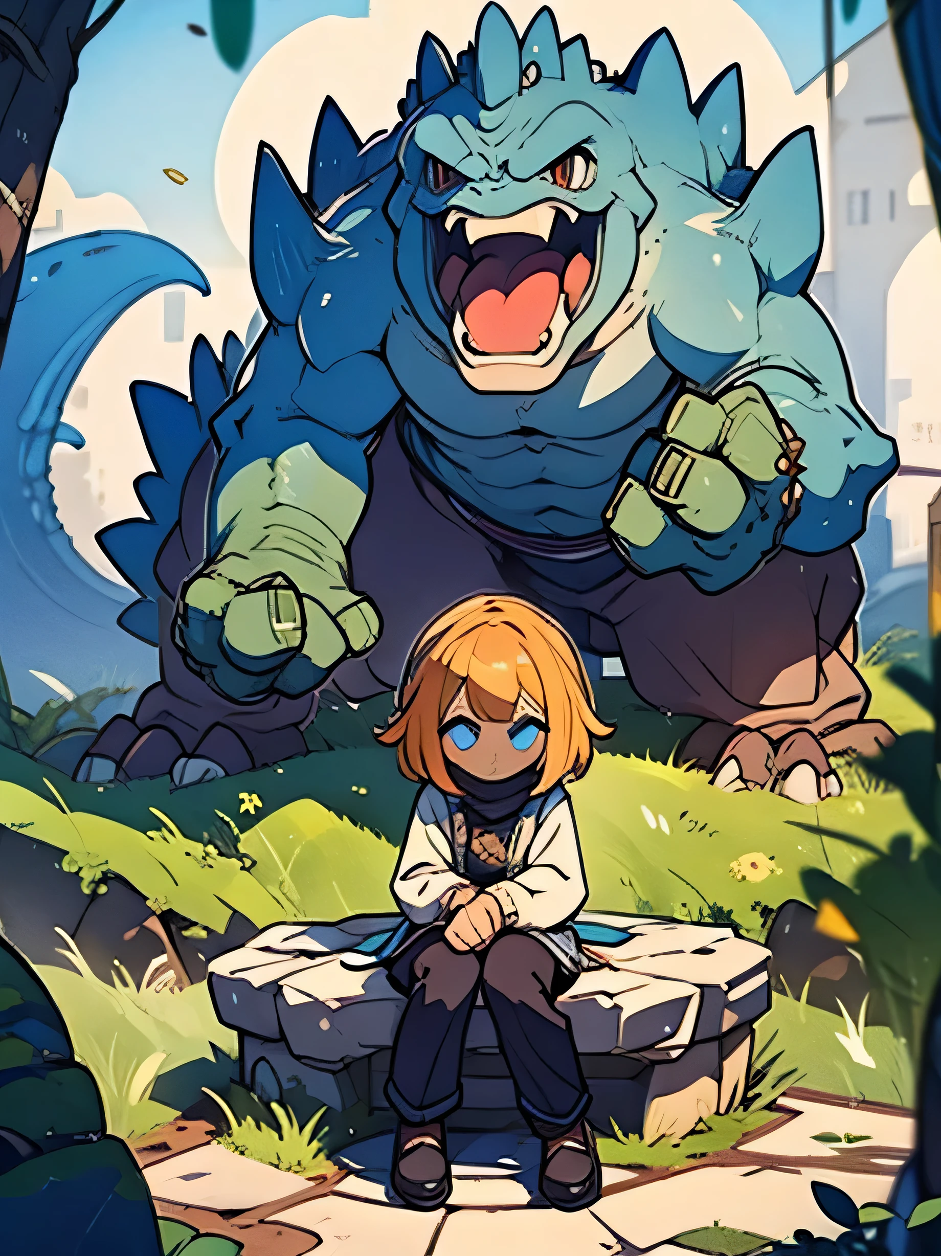 Golm, rock monster