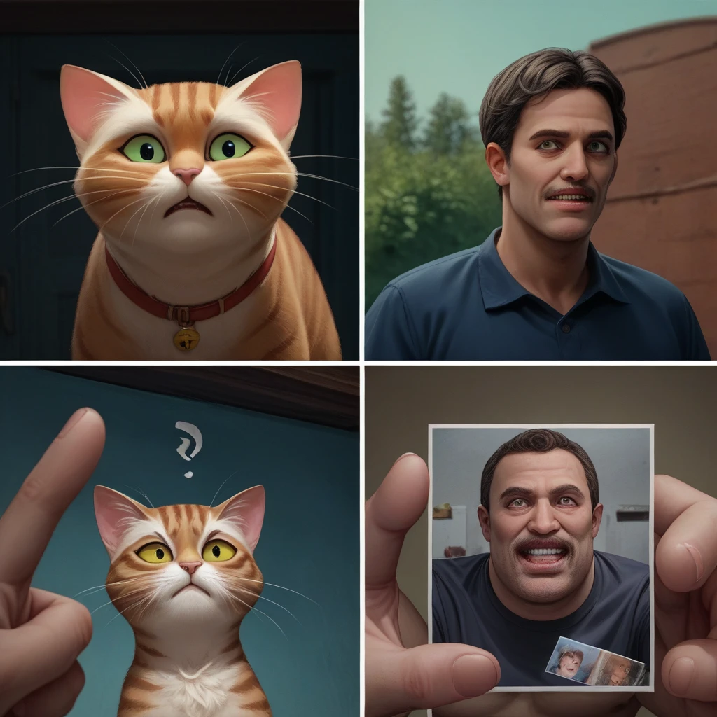 there are two pictures of a woman pointing at a cat, men and women, funny meme, they are very serious, scrape them, funny meme photo, funniest meme ever, the funniest meme ever, identical picture, very funny, really funny, & they all look terrified, cats, sad men, meme, memes, meeting of the cats, everyone having fun