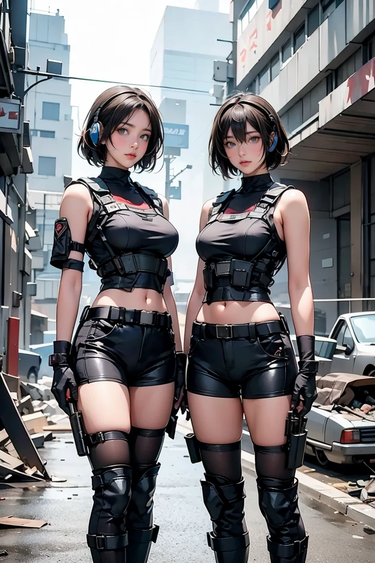 Do art for the character Mikasa Ackerman in the fourth season of the anime series: Attack on Titan 、huge-breasted、Slim waist、Big ass
