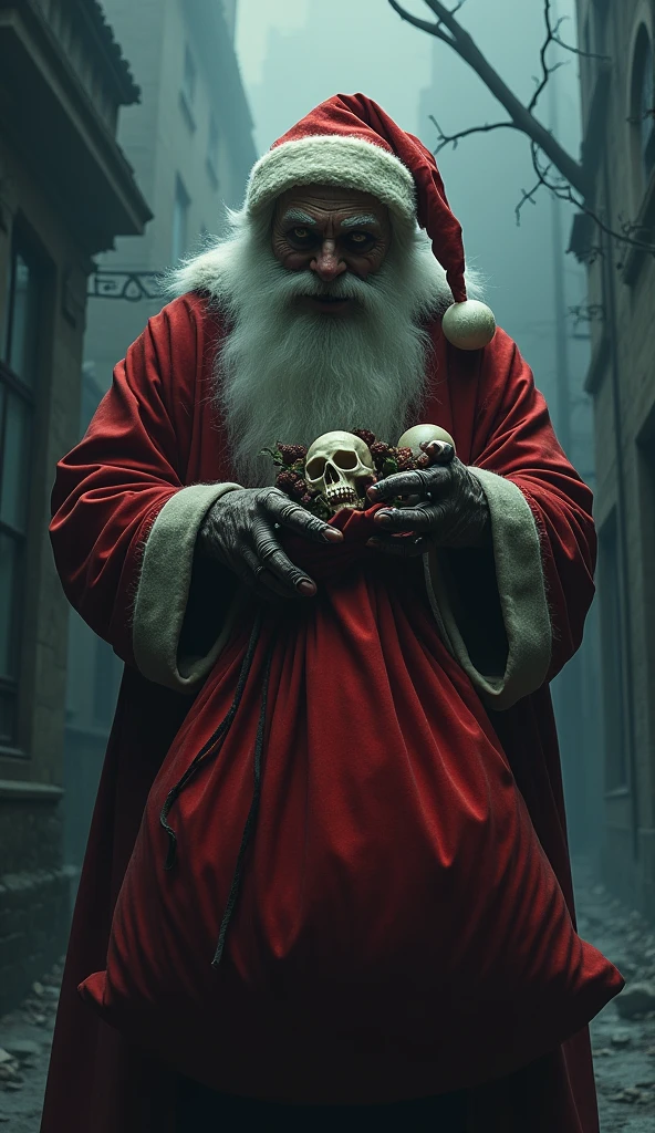 dracula holding a box with garlic inside, shocked face, vampire, christmas tree, at home, detailed, masterpiece, <lora:shocked:0.5> shocked, nonplussed
