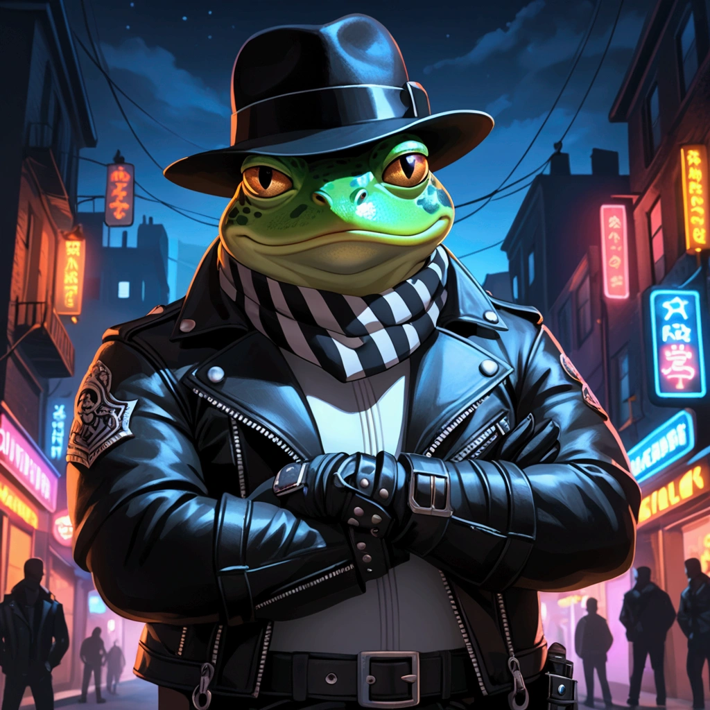 My Character for The Wii Pals Cartoon Show, Blitz the Frog (2)