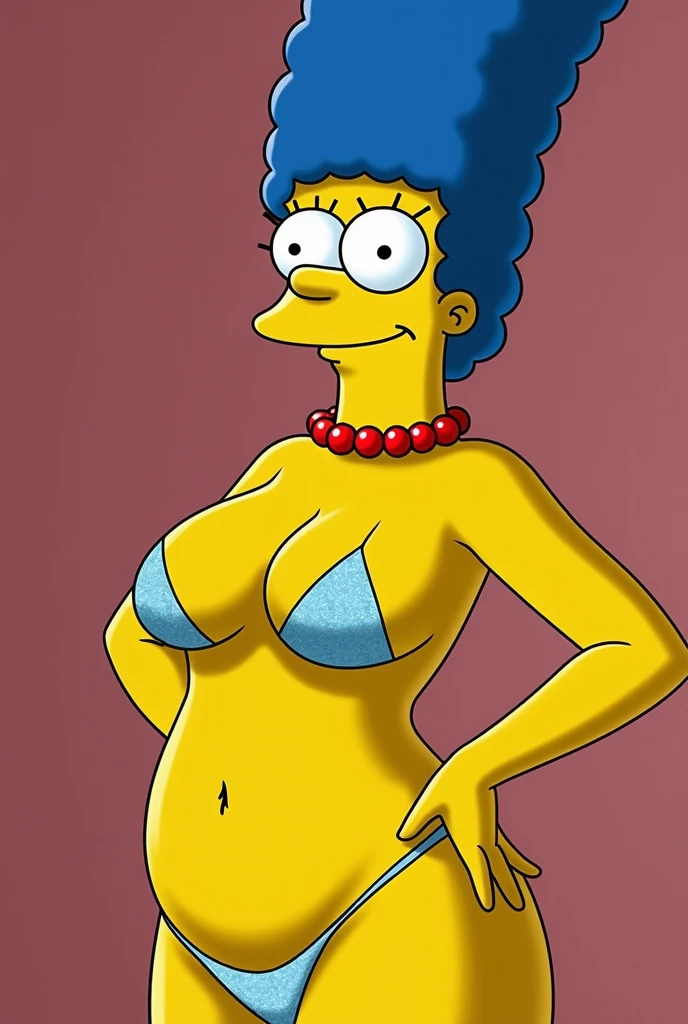 Marge Simpsons naked without clothes sex