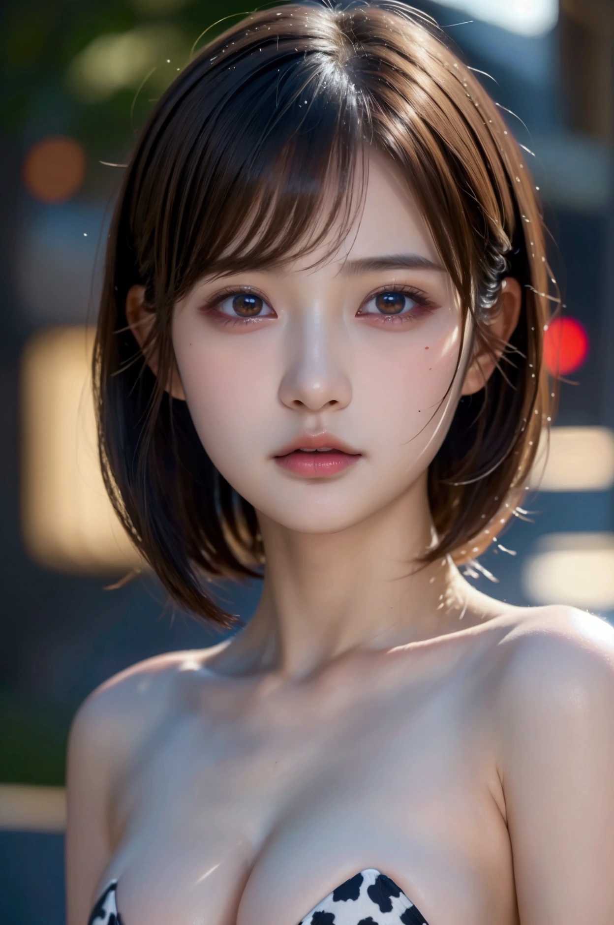 ((Bust-up shot of a gravure idol:1.6))、((flat and small breasts:1.4))、((sensual look:1.8))、((ID photo:1.4))、((Apply beautiful makeup:1.7))、((Naked Girls:1.7))、((No underwear:1.7))、Natural Shading、((Moist eyes:1.3))、(K-Pop Idols)、Serene and goddess-like beauty、((Slightly parted lips:1.3))、Natural Shading、((((Beautiful short bob cut gray hair:1.5))))、((White haired Japanese woman)))、(Yin and Yang Expressions:1.5)、masterpiece, Highest quality, 8k, High-definition image quality, (Upper body:1.4), Beautiful girls, Beautiful face, Looking at the audience, Surreal, High resolution, Sharp focus, High resolution, フェイスLight, Dynamic Lighting, Light, Professional Shadow, Simple Background, (Dull grey background:1.4), Highest detail, Very detailed, Ultra-detailed, In detail, Real Skin, Delicate facial features, Detailed face and eyes, Sharp pupils、live action idol