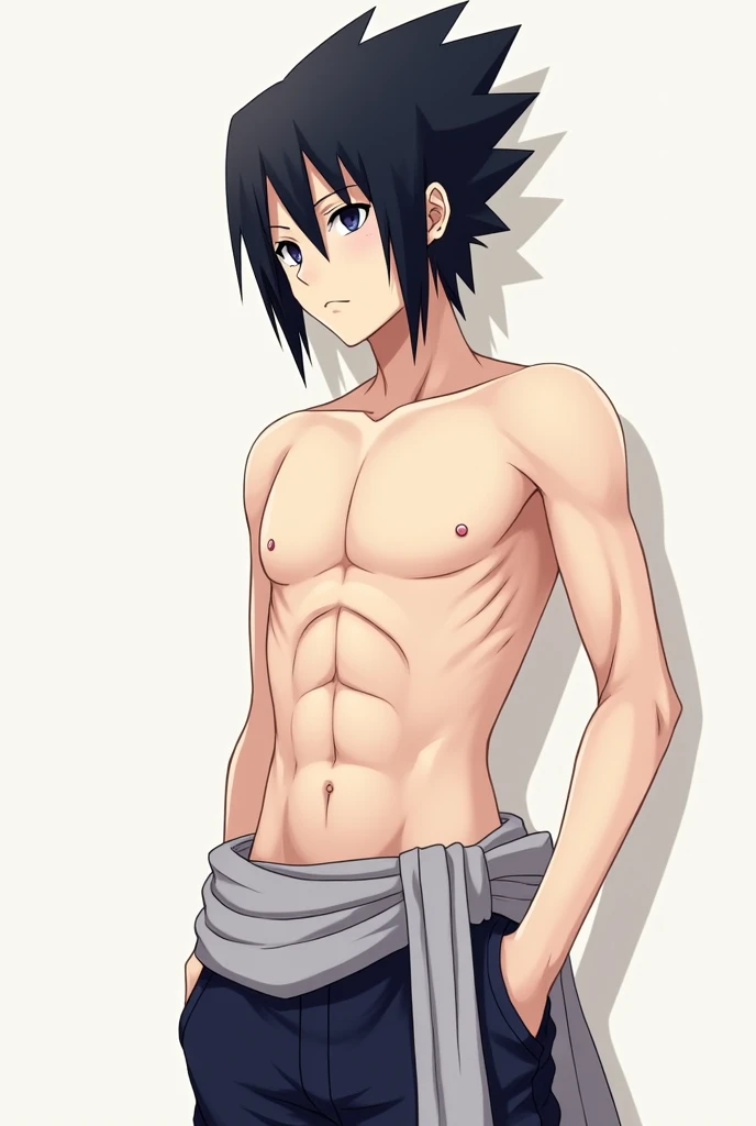 Sasuke, shirtless, underpants, purple briefs, bathtub, s,