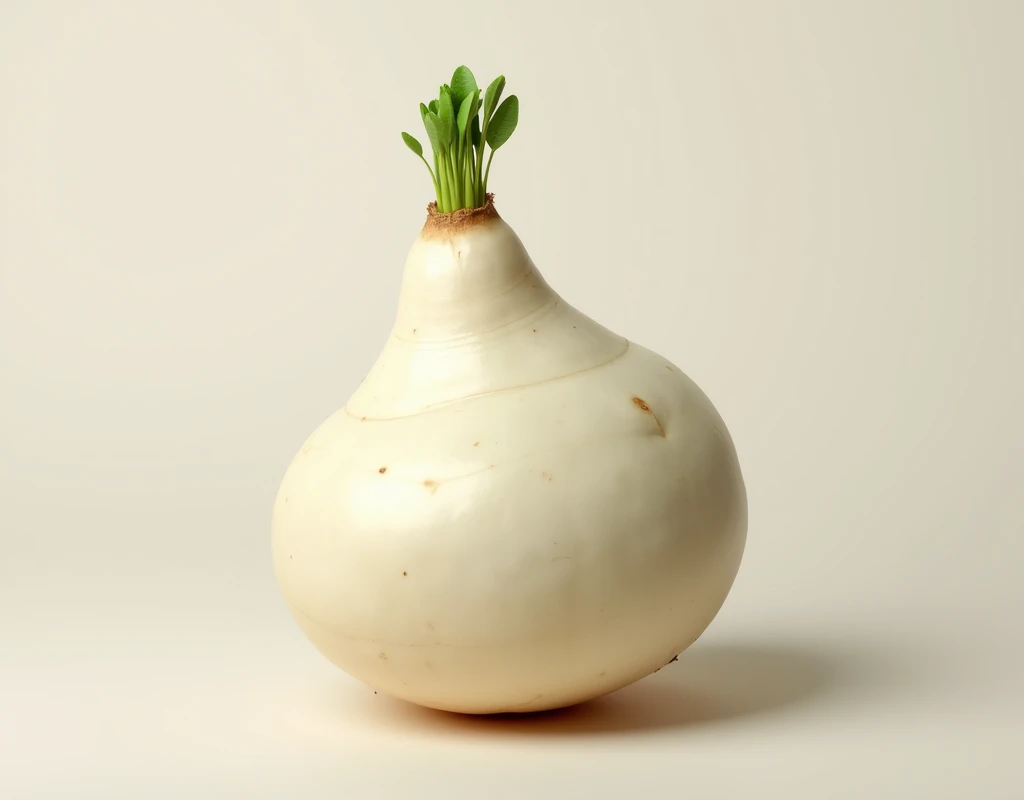 Thick white radish ,  sexy radish, masterpiece:1.5