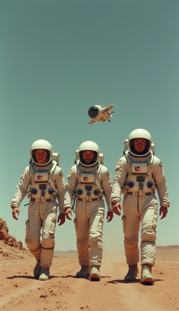 (dynamic pose:1.2),(dynamic camera),Documentary RAW Photography,an sastronaut on an Mars planet takes a selfie among a crowd of astronauts, (sharpness in detail:1.1), masterpiece, 35mm photograph, (iconic photograph:1.4), (visual storytelling:1.2), film grain, award winning photography,vibrant use of light and shadow, high quality textures of materials, volumetric textures  perfect composition, dynamic play of light, rich colors, epic shot, perfectly quality, natural textures,high detail, photoshadow, (natural colors, correct white balance, color correction, dehaze),(intricate detailed), 8k