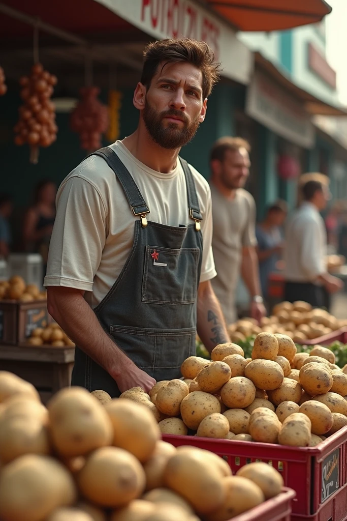 Fruit display In the background, market, market display In the background, vegetable display In the background, very hairy armpits, hairy pubic, hairy crotch, hairy body, In the charming picture there is a handsome Chinese 17 years old boy with his big bulge, muscular body, background in the sky has big bold sun, His charm radiated as he proudly showed off his sweaty very hairy armpits in a full standing pose.. He wore a white sexy thong, that highlighted his figure, He stood in the middle of the crowded traditional market environment., Bathed in the golden light of a beautiful day. With unparalleled attention to detail., This photorealistic portrait combines the style of National Geographic., Capture every detail of his textured skin in 8k resolution. Leica digital SLR camera. His features were clearly visible., From the deep-set eyes to the chiselled jawline., Make this image a true masterpiece..Lift. (8K UHD、RAW Photography、Photorealistic Portrait Leica Digital SLR、Lifelike images), big bulge in his very thin thong