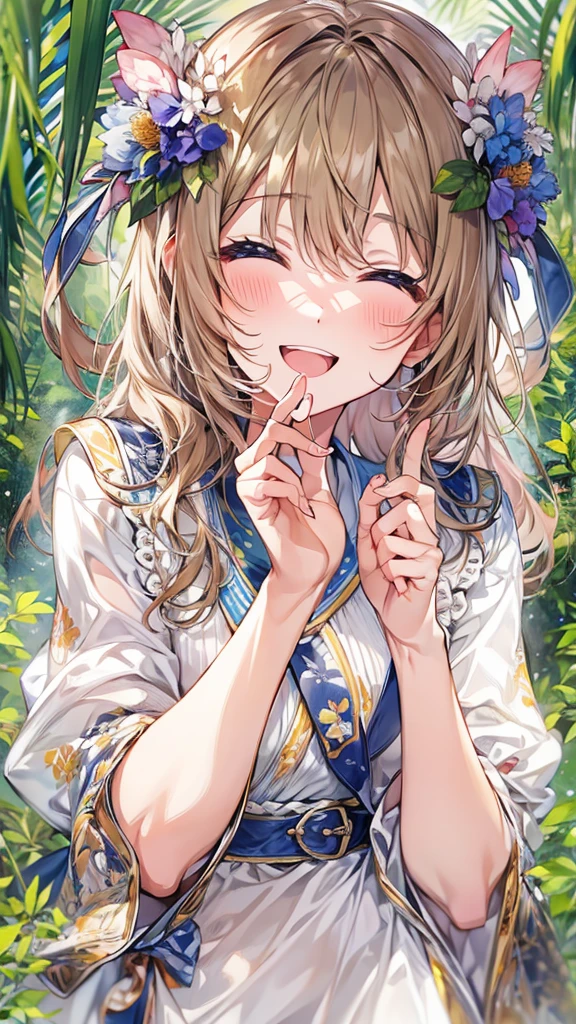 masterpiece、 best quality、smile、 happy 、Lucky、最高のsmile、 refreshing、cute、happiness、 girl