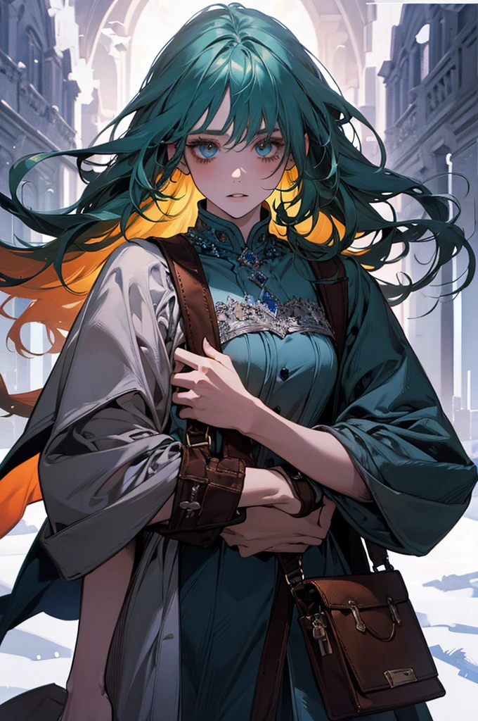 (with the text:"Dewa Pengangguran"no translated text:1.4),{in style of Hans Hartung},{in style of Heinrich Lefler},in style of Artur Bordalo
character concept design,(1girl:1.4), multi-tied hair