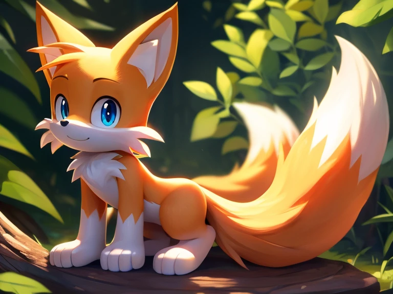 Fox Tails detailed body, high quality, very beautiful 