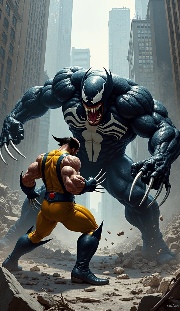 Wolverine vs predator anime version 