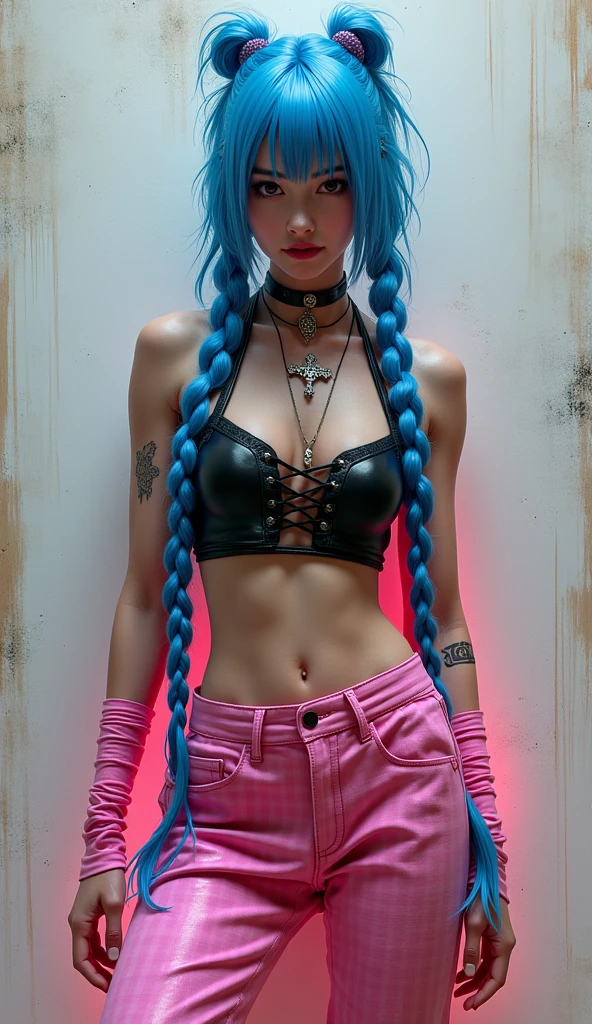 beatutiful face, sensual poses, standing alone, 1girls,Smile with, of the best quality, nmasterpiece,hair ornament, mitts,patte,blue hairs