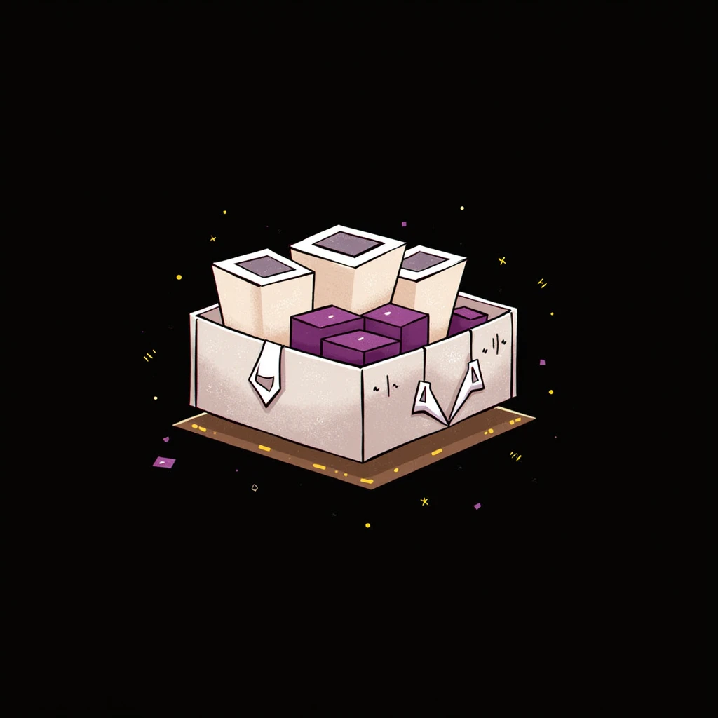 add yellow purple doodles on a chinese food box