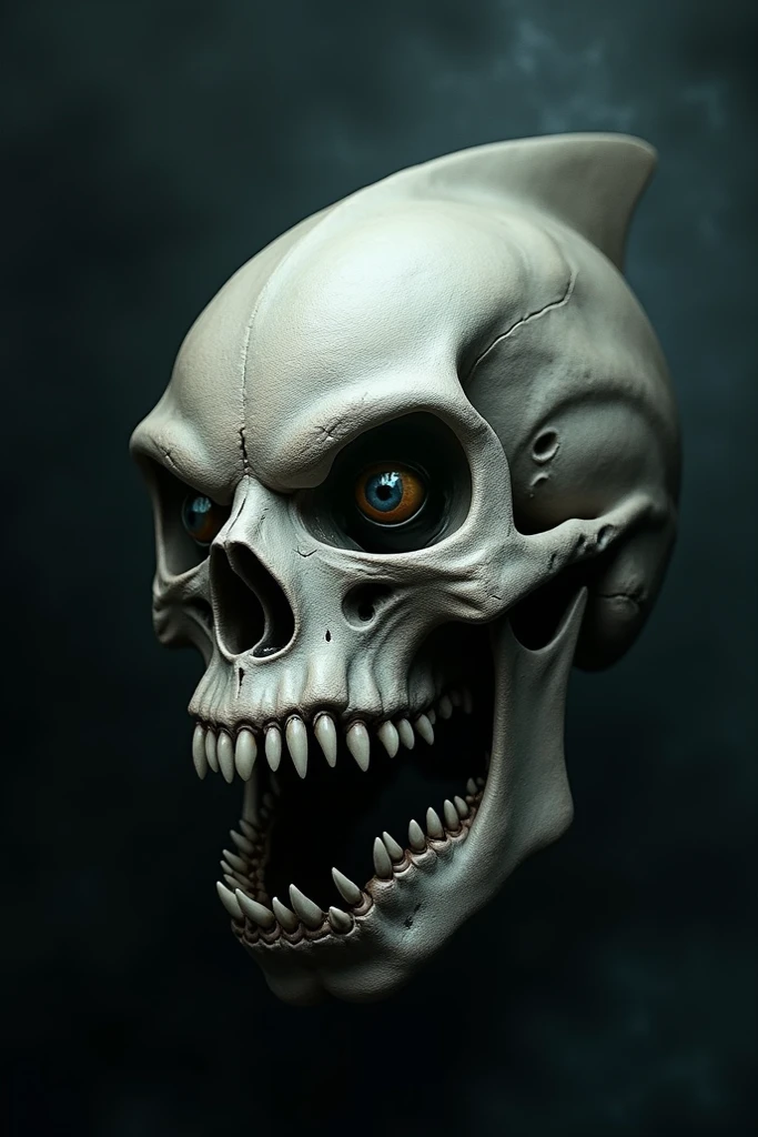 a hyper realistic, ultra detailed close up of an albino underworld creature, small white zombie eyes, translucent oiled skin, black skin, intricate details, striking features, photorealistic, masterpiece, cinematic lighting, surreal atmosphere, dark fantasy, moody