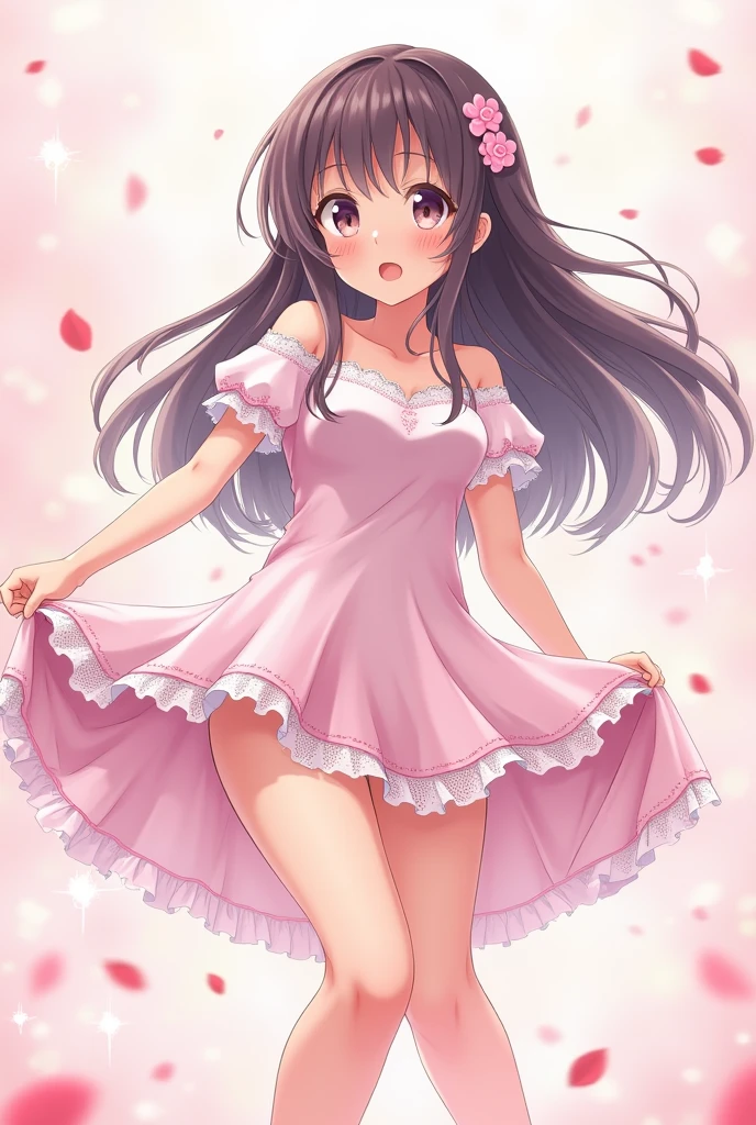 {{{{{3,318 trillion pixels high resolution, vivid filter, nsfw, A girl I thought was still very young showed her panting face and ample breasts so I gave her an aphrodisiac to make her look even sexier and her innocent appearance was tinted with a sexy aura, Realistic scenery and lovely nudity Japanese girl in a romantic Cylindrical crystal sparkling herbarium filled with flower oil, She's panting sleepy and pursing her lips just before accepting a cute kiss, unhooking her bra to reveal her nipples and full tits, thicken the lips look pretty, Her fluffy skin and curvy back, Boobs are fluffy and bouncy, Tits that get rounder bigger}}}}}, {{{{{detail of The panting face of a neat and cheerful girl loved by everyone, Her cute nipples and supple legs and romantic panting Inside a sparkling herbarium in female hormones oil depicted in detail, Trapping her in a cylindrical glittering herbarium and pouring in oils that remake her young and pretty and sexy, sideboob}}}}},{{{{{The hormones in the sparkling herbarium cause the innocent girl to change rapidly tits swelled up to huge gazongas form two beautiful mountains revealing a tight cleavage, It's too cute and innocent to see her go into her own world panting, All the sexiness that's amplified inside her makes her panting, Cuteness preserved forever shining in exchange for life from her, her beautiful slender underbust, slender curvy cute waistline, an lewd fetish for lips and necks and waistlines, her clearer nip line from underbust to hips, gloomy straight long ribbon twintails wig, thick vivid lips}}}}},{{Extremely detailed}},{{{{{heroine girl's Sexually unused body with pure and innocent aura}}}}}