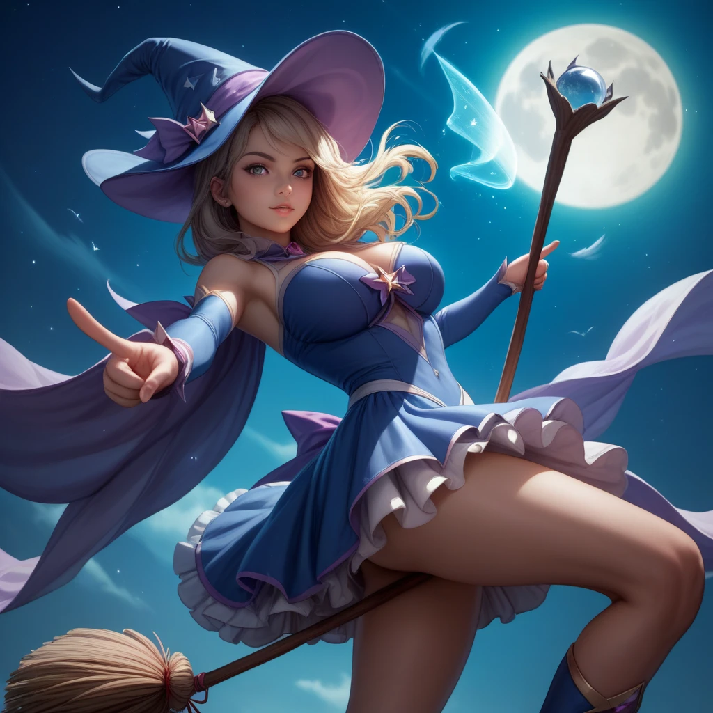 Witch Star Blue Girl Lori