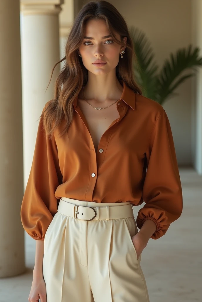 Mustard colour top