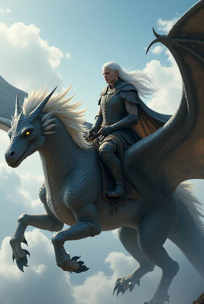 King Aerys riding the balerion
