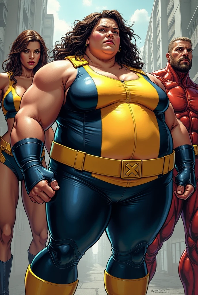 The most beautiful picture in the world. A team of fat black giant bbw polynesian female sumo evil superheroes from outer space. art by Stanley Artgerm Lau, Charlie Bowater, Julie Dillon, absurdrez, midjourney, trending on deviantart, masterpiece, directed by steven Spielberg, Guillermo Del Toro and peter jackson. intricate details, 4k, 8k, highres, absurdres, best quality, high quality,