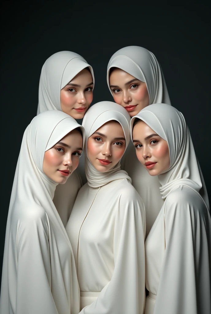 Design a heartfelt and emotionally charged movie poster that encapsulates the complexities of a love triangle. Show the protagonist torn between two malay women in hijab, each with their own unique qualities and personalities. Use color, composition, and expressions to convey the emotional turmoil and drama of this romantic entanglement. Explore visual symbolism that represents the choices and consequences of love. Create a poster that resonates with viewers, evoking a sense of empathy and anticipation for the emotional journey depicted in the film