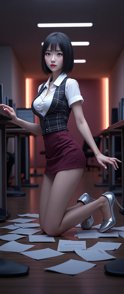(Beautiful mature woman with torn clothes 35 years ),(Holding her from behind and talking in her ear),other men catching her with prancing ass,picking up in lap,mini white skirt swinging up, 40k, photography, masterpiece, best quality, dark gray background, (1girl blue eyes and blonde hair soon curly), big ass full breasts until waiting using,  (mini sexy swinging skirt round: 1.3), (white plunging open shirt: 1.3),woman leaning against her from behind picking her up,assorted ass poses.