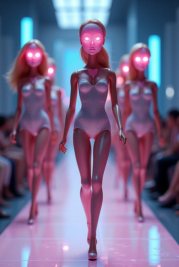 generates a horizontal rectangular background, lilac in color, with geometric shapes, glamour. With space like a barbie doll