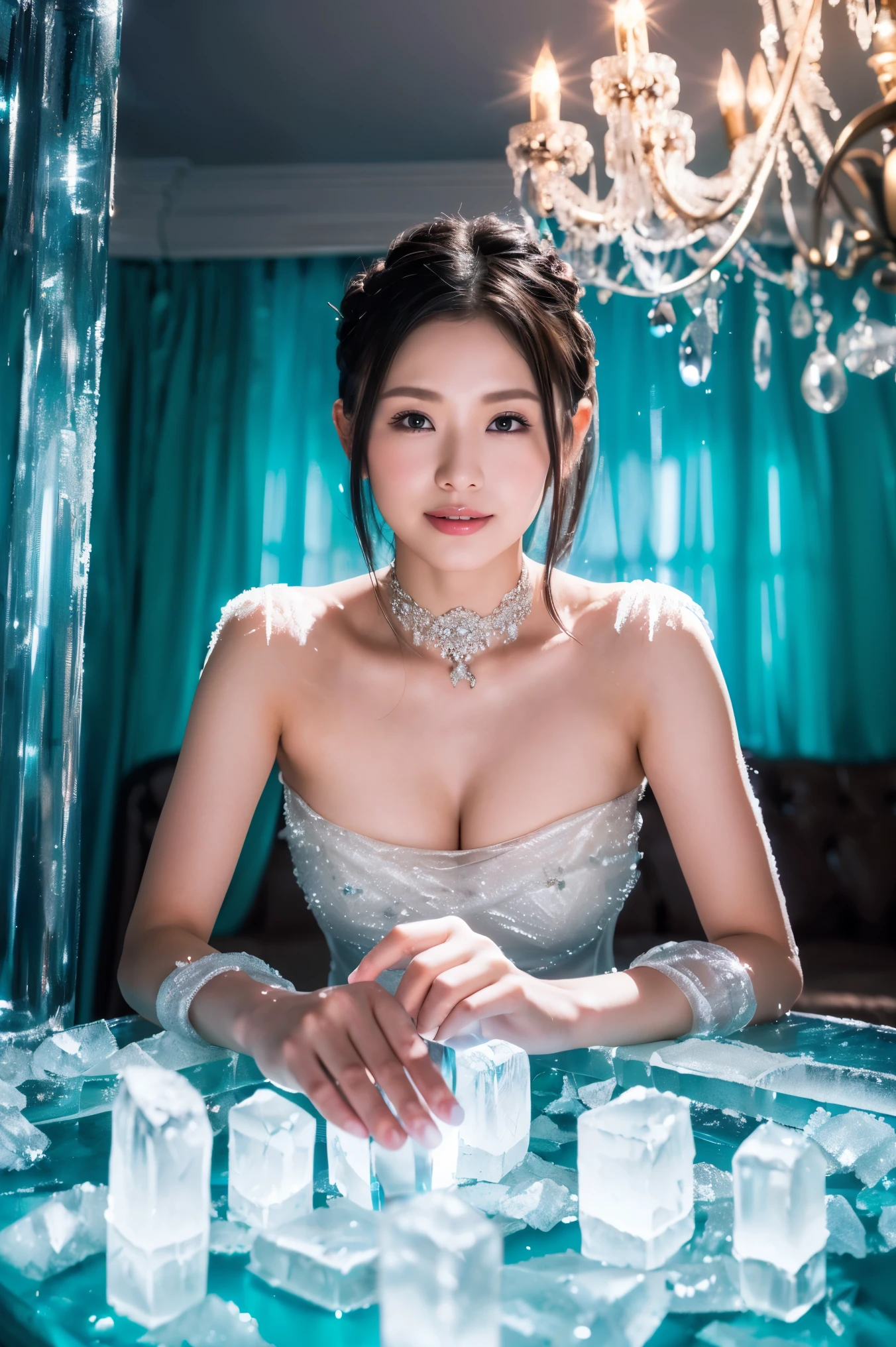 (8k, RAW photos, photorealistic: 1.9, ultra high resolution, highest quality, absurdres, highres, masterpiece: 1.5), 
A man and a woman, who have not seen each other for a (long time:1.7), are having a dinner date. The man is surprised by the (woman’s beauty:1.2). The woman wears a dress and accessories, and applies (beautiful makeup:1.4). The man compliments the woman and makes (her smile:1.3). The woman thanks the (man’s kindness and care:1.5) and smiles at (his compliments:1.6). They enjoy the (delicious:1.8) food and wine, and talk about old memories and recent events. BREAK The image has a glitter effect, which adds sparkles and stars to the image, making it look more romantic and festive.
